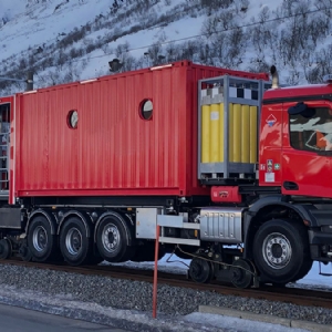 TWRR204 Combined rail and road rescue vehicle